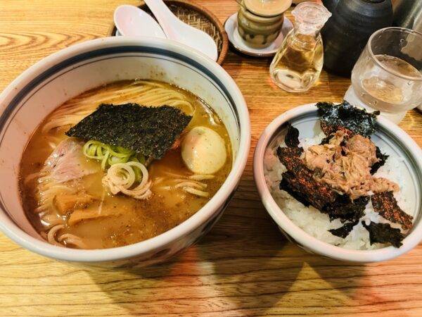 I ate ramen at Monzennakacho Koukaibou